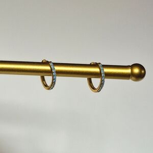 Gold Turqouise Earrings